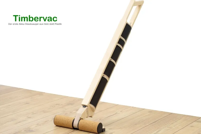 Ein Staubsauger aus Holz: Timbervac startet Crowdfunding-Kampagne für den Akku-Staubsauger TS1 Bild: Ein Staubsauger aus Holz: Timbervac startet Crowdfunding-Kampagne für den Akku-Staubsauger TS1