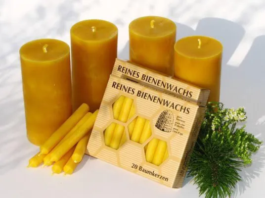 Bild: Bienenwachskerzen von Figura Santa: Blütenduft das ganze Jahr