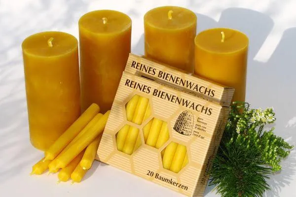 Bienenwachskerzen von Figura Santa: Blütenduft das ganze Jahr Bild: Bienenwachskerzen von Figura Santa: Blütenduft das ganze Jahr