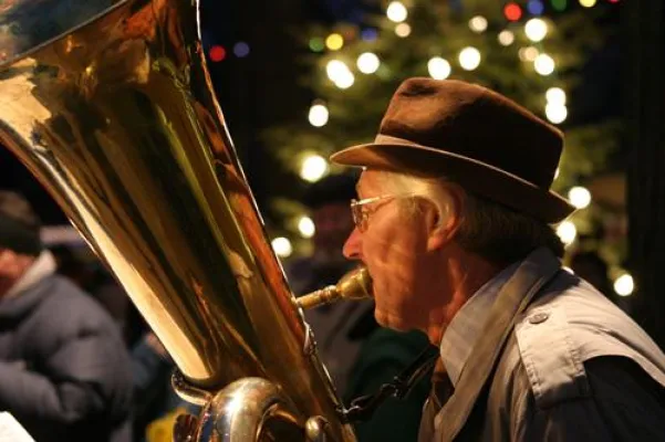 Bild: Der besondere Weihnachtsmarkt mit viel Atmosphäre im Evangelischen Johannesstift