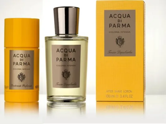Bild: Acqua di Parma präsentiert die Neuheiten von Colonia Intensa  - AfterShave Splash und Deo Stick