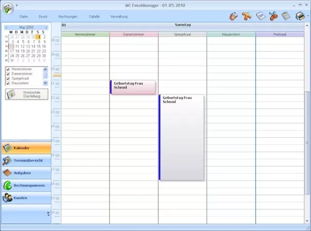 Bild: Veranstaltungsplanung transparent gemacht: MouseClick präsentiert das neue MC EventCenter 3.0
