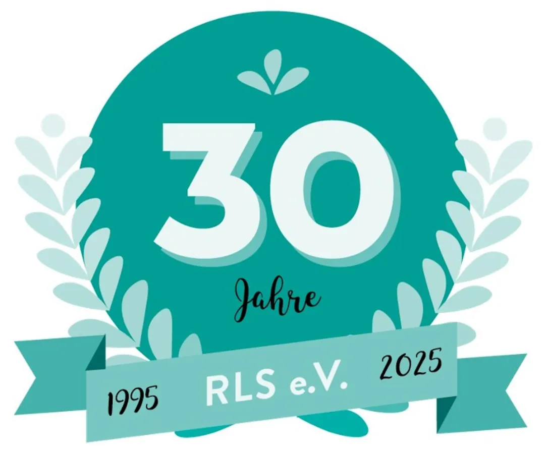 Jubiläums-Logo der Deutschen Restless Legs Vereinigung RLS e.V. (© Deutsche Restless Legs Vereinigung RLS e.V.)