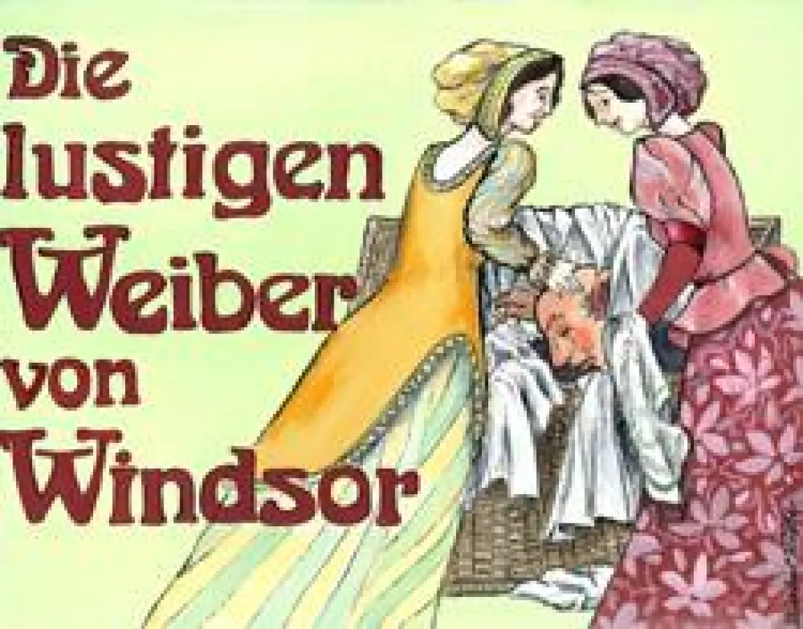 Die lustigen Weiber von Windsor. Grafik: Waldbühne Sigmaringendorf