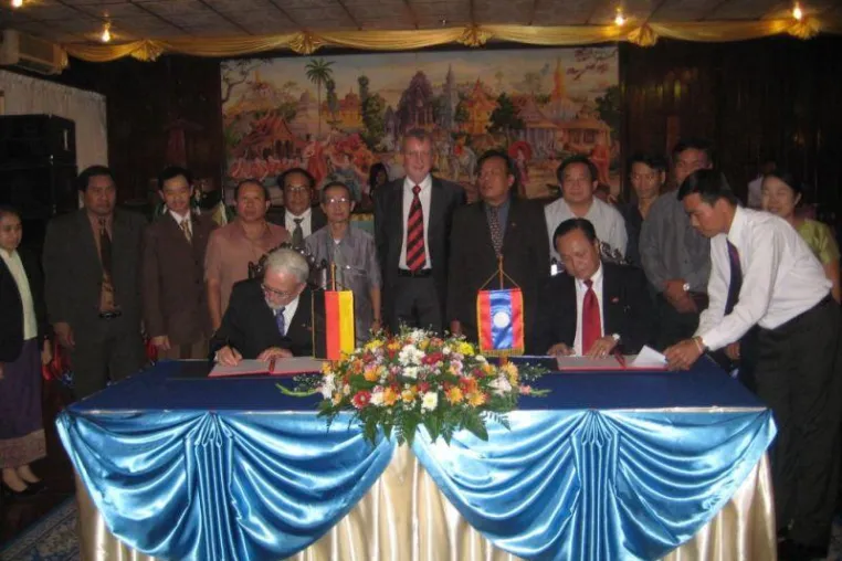Bild: Partnerschaft zwischen Deutschland und Laos offiziell unterzeichnet