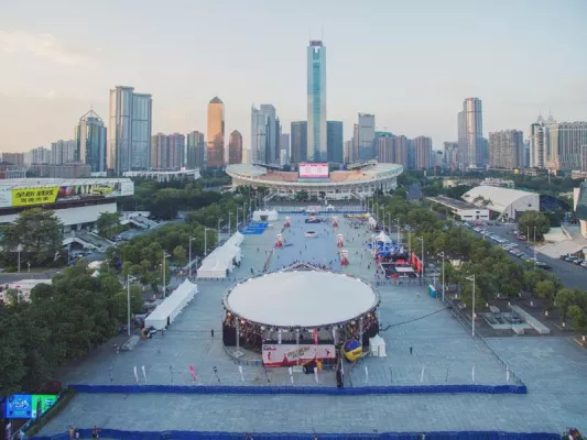 Bild: Magic Sky für die 3x3 World Championships in Guangzhou