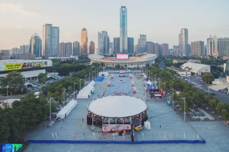Bild: Magic Sky für die 3x3 World Championships in Guangzhou
