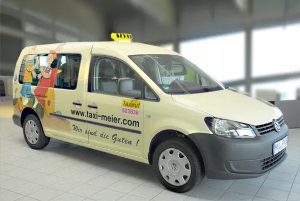 Bild: Taxi Meier aus Rathenow mit leistungsfähiger Onlinepräsenz von wodtke media