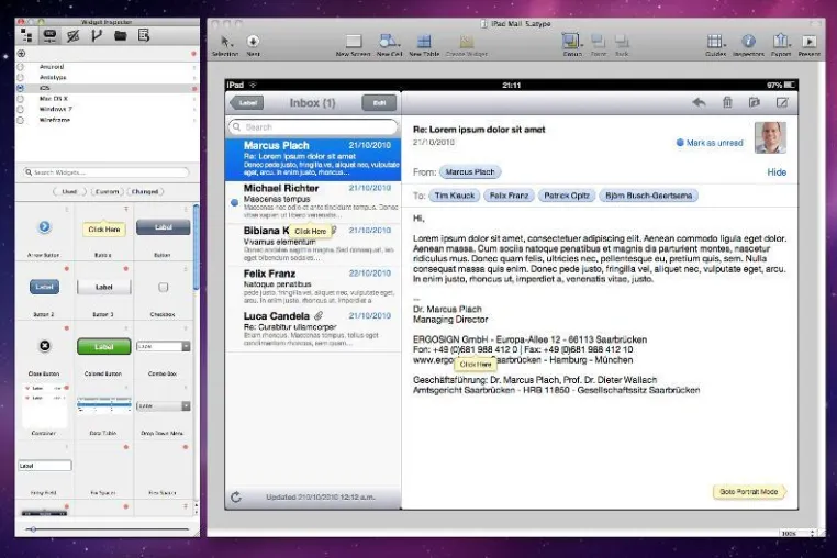 Bild: ERGOSIGN veröffentlicht neue Version ihres User Interface Design-Tools ANTETYPE