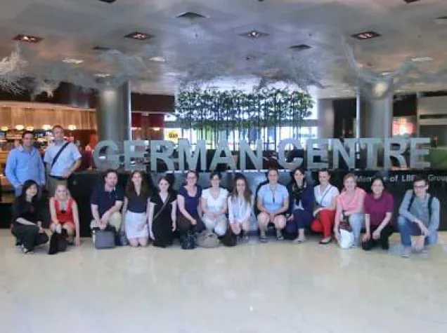 Bild: Studierende der Hochschule Weserbergland erkunden Singapur