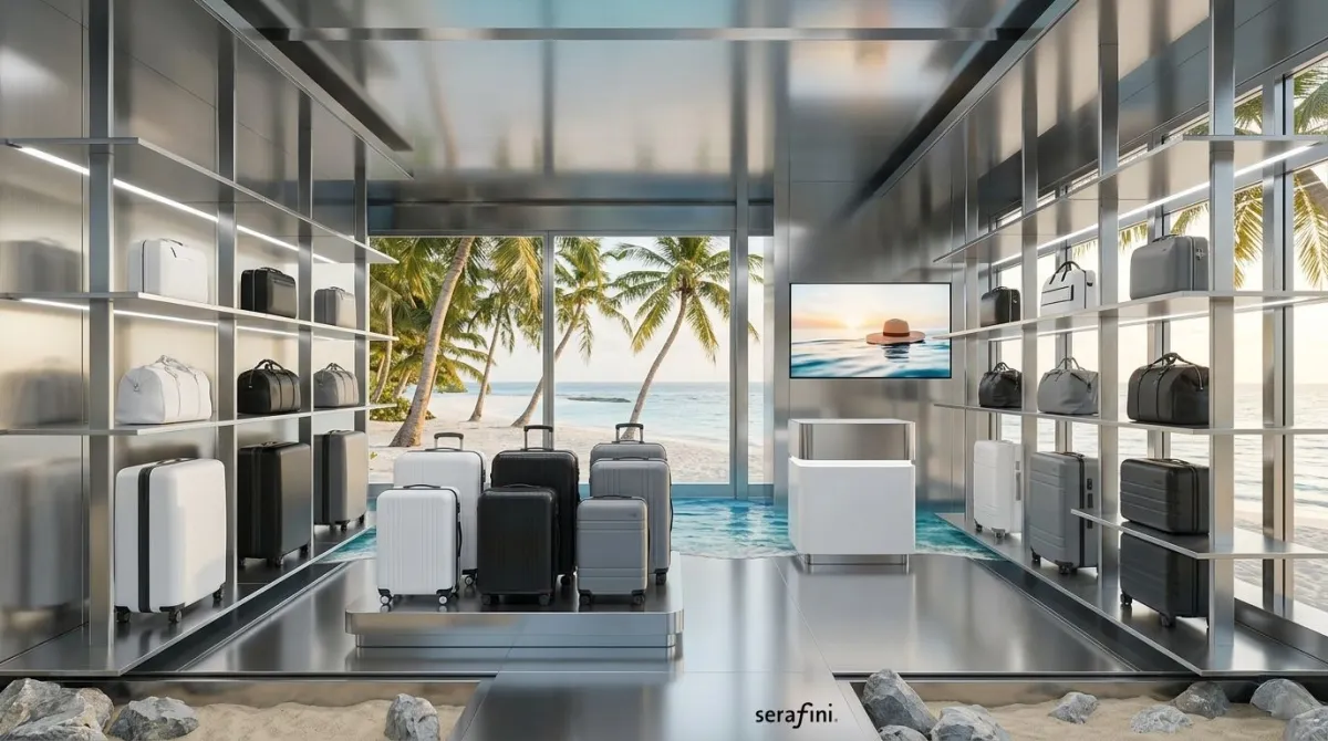 Moderne Einrichtung - Lifestyle Shop aus Edelstahl (© Paul Serafini GmbH & Co. KG)