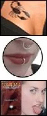 Das Firmen- Vereinslogo als Tattoo - Tattoos und Piercings ohne Loch und ohne Schmerzen Bild: Das Firmen- Vereinslogo als Tattoo - Tattoos und Piercings ohne Loch und ohne Schmerzen