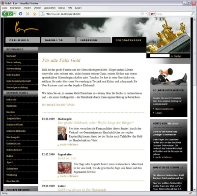 Bild: Die größte Golddatenbank Deutschlands