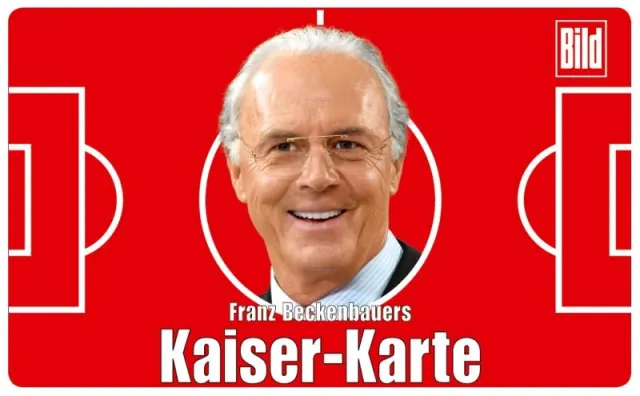 Bild: Franz Beckenbauers KAISER-KARTE - Winter liefert 4 Mio. Karten für Aktion der Axel Springer Media Impact