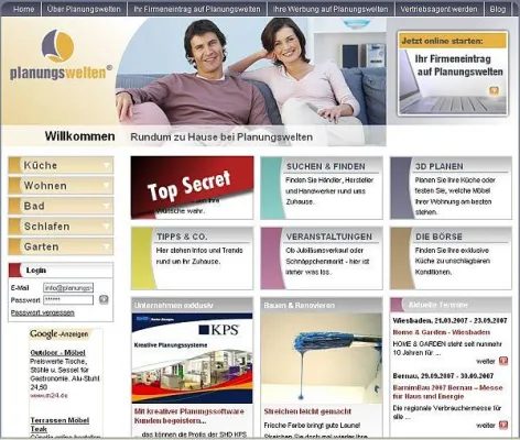 Bild: Start von planungswelten.de: Das neue Internetportal rund ums Zuhause
