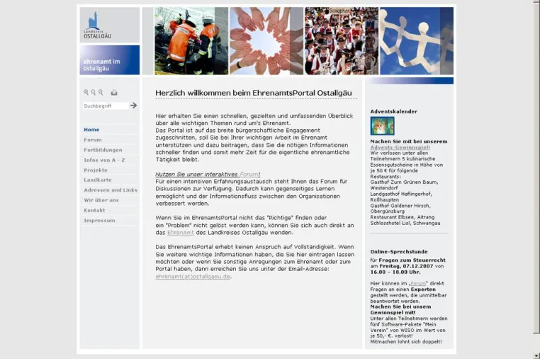 Bild: Landkreis Ostallgäu fördert ehrenamtliches Engagement - neues Ehrenamtportal jetzt online