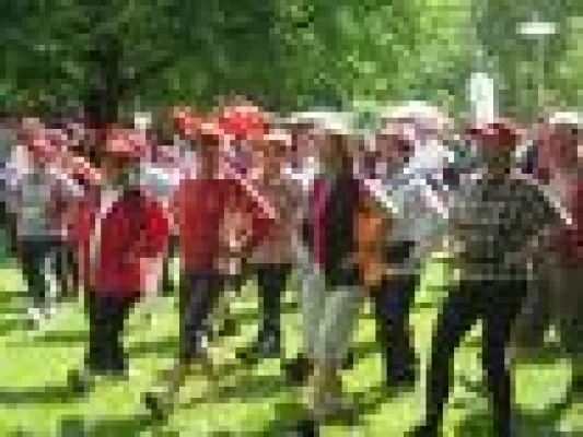 Bild: 6. Deutscher Walking Tag am 18. Mai 2008 im Kneipp-Heilbad Grasellenbach