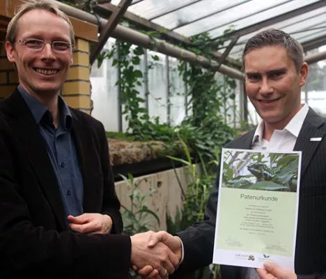 Bild: Tierischer Zuwachs bei den Gruson-Gewächshäusern