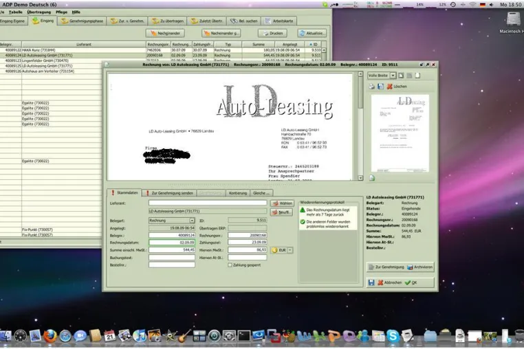 DocuBizz – Elektronische Rechnungsverarbeitung für Windows, Linux, Mac OS und Solaris Bild: DocuBizz – Elektronische Rechnungsverarbeitung für Windows, Linux, Mac OS und Solaris