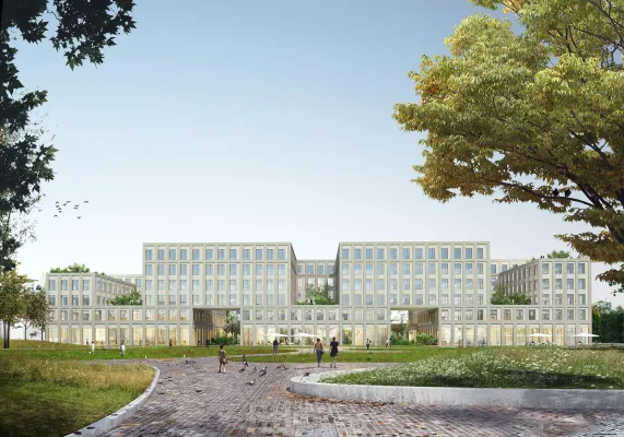 Bild: Henning Larsen plant erneut ein Bürogebäude in München