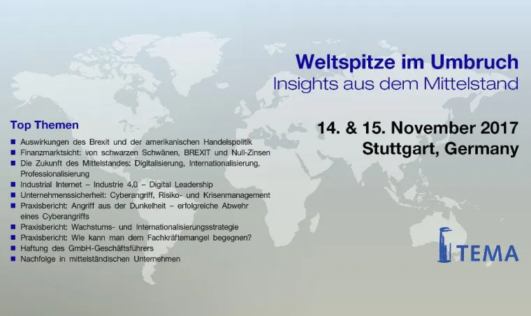Bild: Konferenz in Stuttgart: Weltspitze im Umbruch – Insights aus dem Mittelstand