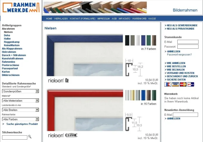 Bild: Bilderrahmen, die Bildern den richtigen Rahmen geben