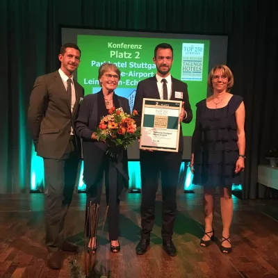 Parkhotel Stuttgart Messe-Airport: Erneut als eines der besten Tagungshotels ausgezeichnet. Bild: Parkhotel Stuttgart Messe-Airport: Erneut als eines der besten Tagungshotels ausgezeichnet.