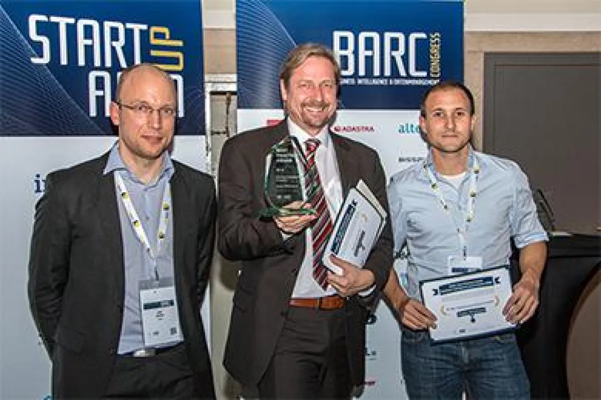 von links nach rechts: Jan Janke (CERN), Christian Schütz (Casinos Austria) und Markus Kolp (M-net)