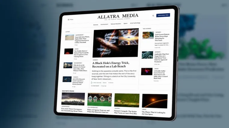 Bild: ALLATRA Media - ein digitales Nonprofit-Medienportal, das Wissenschaft näher an den Alltag bringt