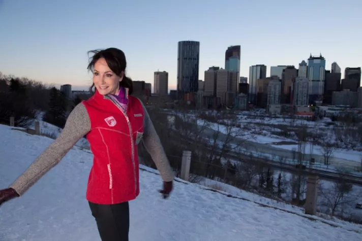 Bild: Anna Maria Kaufmann in Calgary