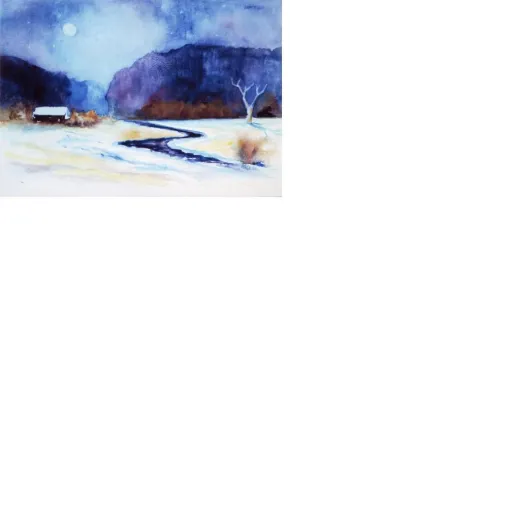 Bild: Aquarelle von Friedrich-Otto Koch im Bücherzentrum