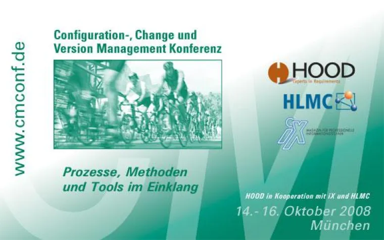 Bild: Call for Papers zur CMConf 2008 – 1. Change, Configuration und Version Management Konferenz