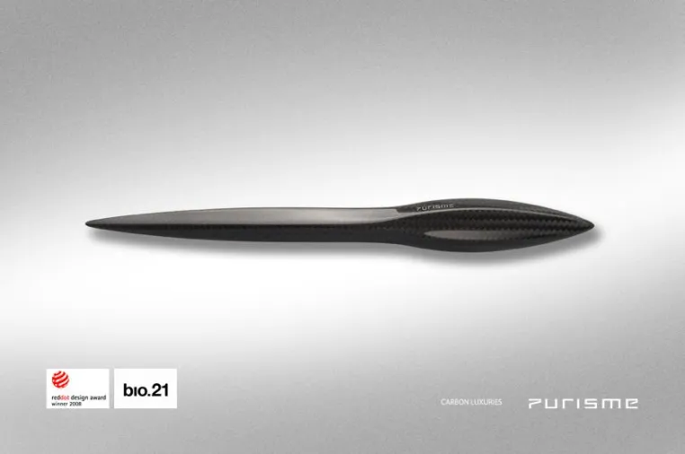 Weltweit erster Vollcarbon-Brieföffner Bild: Weltweit erster Vollcarbon-Brieföffner