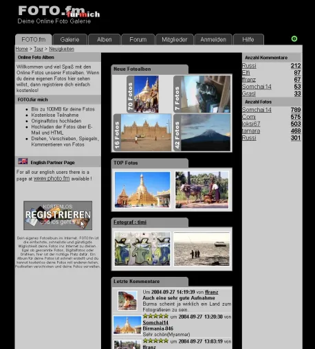 Bild: Fotoportal für Hobbyfotografen