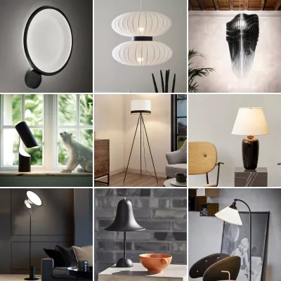 Bild: Leuchten im Black-&-White-Chic - Lampenwelt.de stellt Lichtideen in Schwarz und Weiß vor