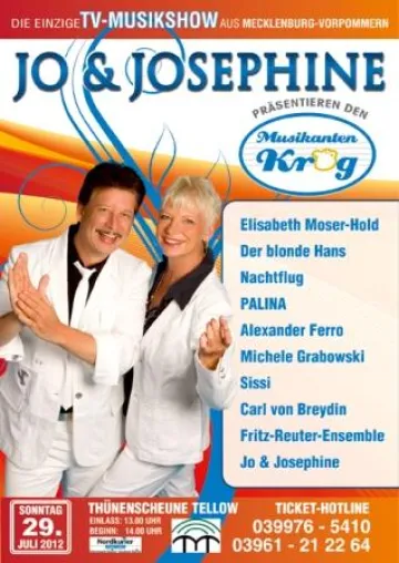 Bild: Die nächste TV Aufzeichnung "Musikantenkrug" 29. Juli 2012