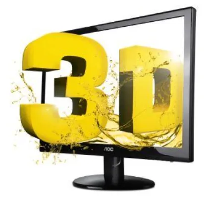 Großbildschirm-Action in der dritten Dimension: der neue 3D-Widescreen-Monitor von AOC Bild: Großbildschirm-Action in der dritten Dimension: der neue 3D-Widescreen-Monitor von AOC