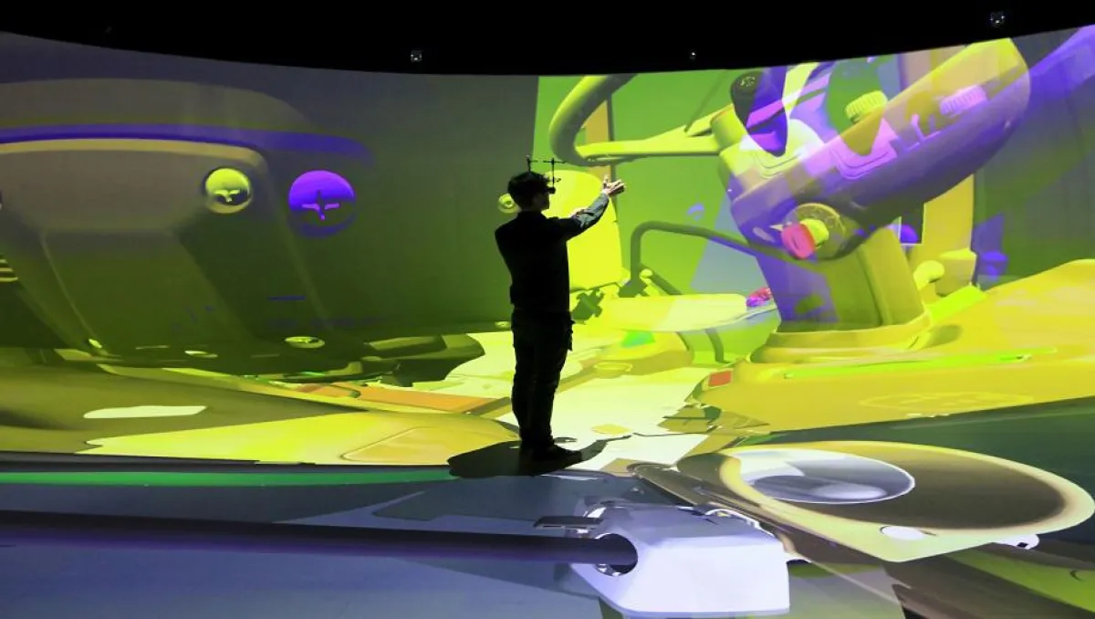 Augmented Reality und Hologramme: der Elbedome des Fraunhofer IFF (c) Fraunhofer IFF, Viktoria Kühne