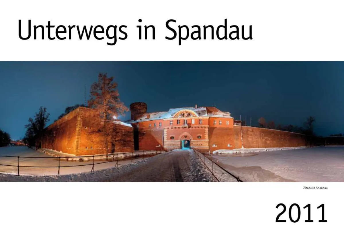 Berlin-Kalender --- Unterwegs in Spandau 2011