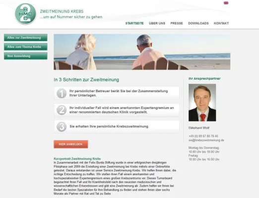 Bild: Erfolgreiches Onlineportal krebszweitmeinung.de überzeugt durch neue Optik und mehr Bedienerfreundlichkeit