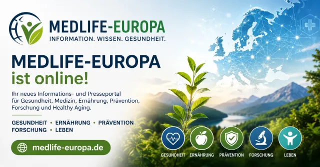 Bild: MEDLIFE-EUROPA startet neues Informations- und Presseportal für Gesundheit, Medizin und Forschung