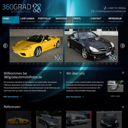 Drehen, zoomen und bewegen - jetzt geht's rund mit 360-Grad-Automobilfotos Bild: Drehen, zoomen und bewegen - jetzt geht's rund mit 360-Grad-Automobilfotos