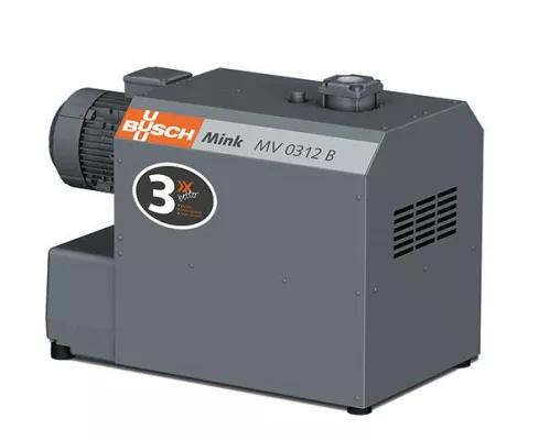 Bild: Präsentation der neuen Generation von Mink MV Klauen-Vakuumpumpen an der Powtech
