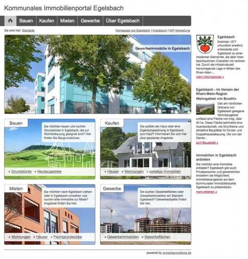 Kommunale Immobilienportale - Startschuss auf der EXPO REAL Bild: Kommunale Immobilienportale - Startschuss auf der EXPO REAL