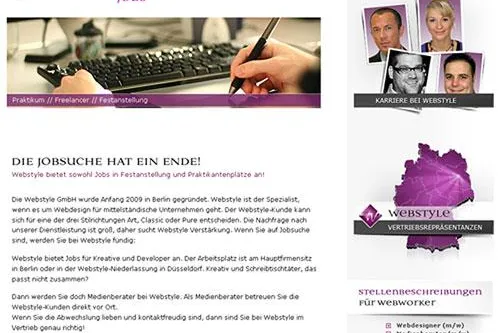 Bild: Jobsuche - Der Weg führt zu Webstyle