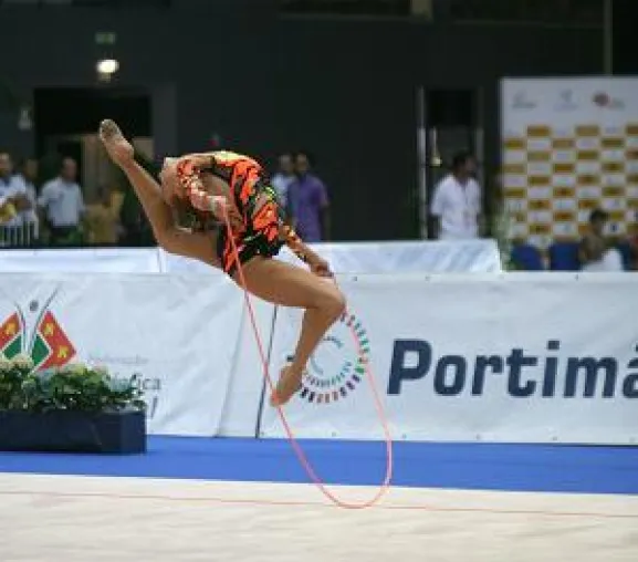 Rückblick: Weltcup der Rhythmischen Sportgymnastik in Portugal Bild: Rückblick: Weltcup der Rhythmischen Sportgymnastik in Portugal
