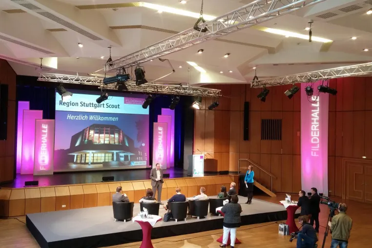 Bild: Digitale Events in der FILDERHALLE als Alternative zu Corona-Absagen