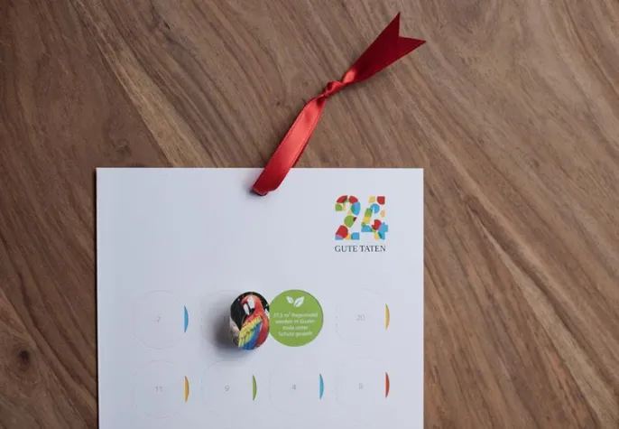 Bild: Mit 24 Euro 24-mal Gutes tun.