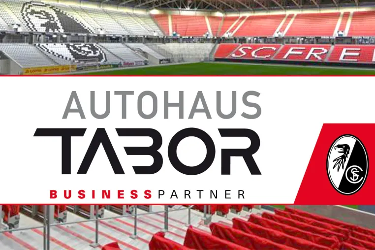 Bild: Autohaus Tabor ist neuer Partner des SC Freiburg – regional verwurzelt, gemeinsam stark
