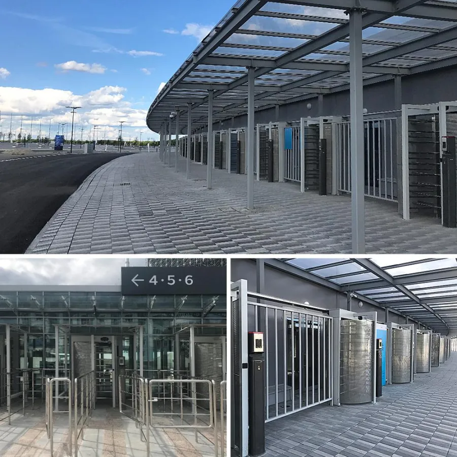 CAME Zutrittskontrolle ? extern und intern zu VIP und Tribünen